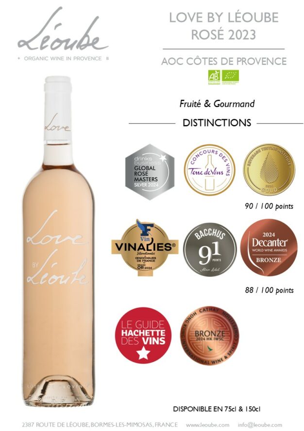 Récompenses Love By Léoube Rosé